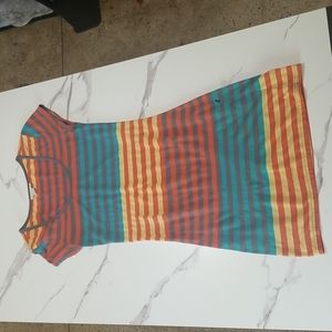 A Derek Hearts: sunset dress , has 4 different colors. It's a stretch dress.